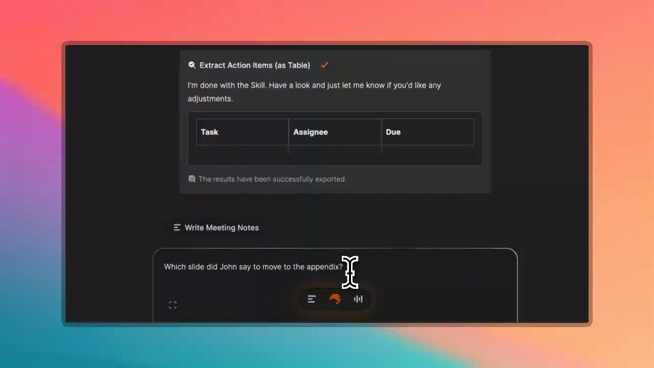 Relora v1.7 Ask About What You Saw - multimodal meeting understanding with screenshots